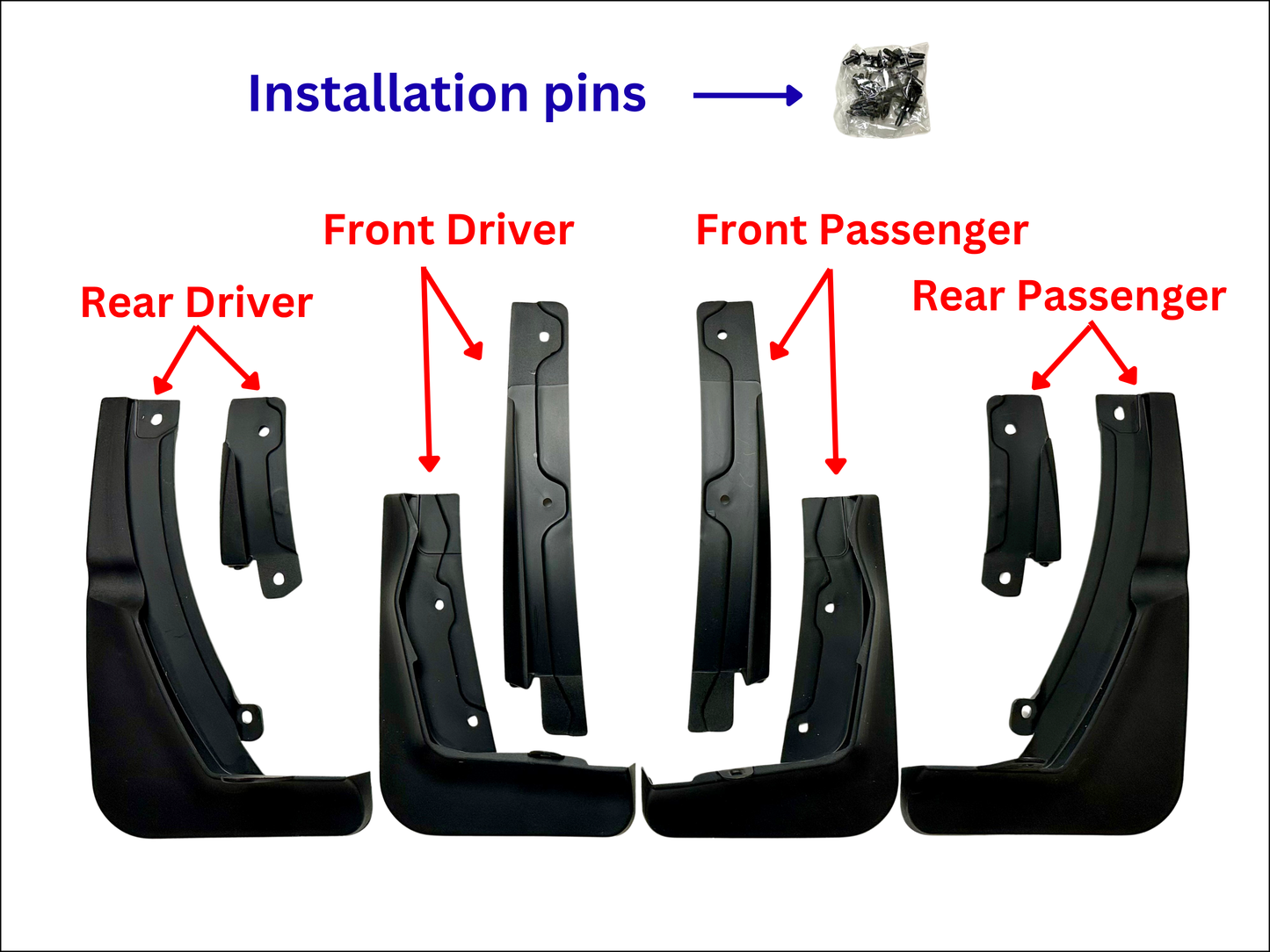 VINFAST VF8 Mudguards